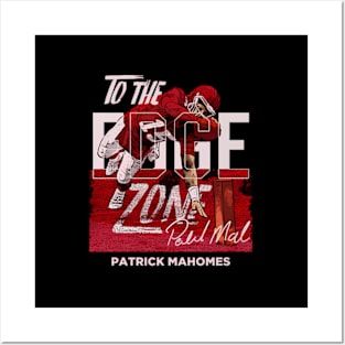 Patrick Mahomes Kansas City Edge Zone Posters and Art